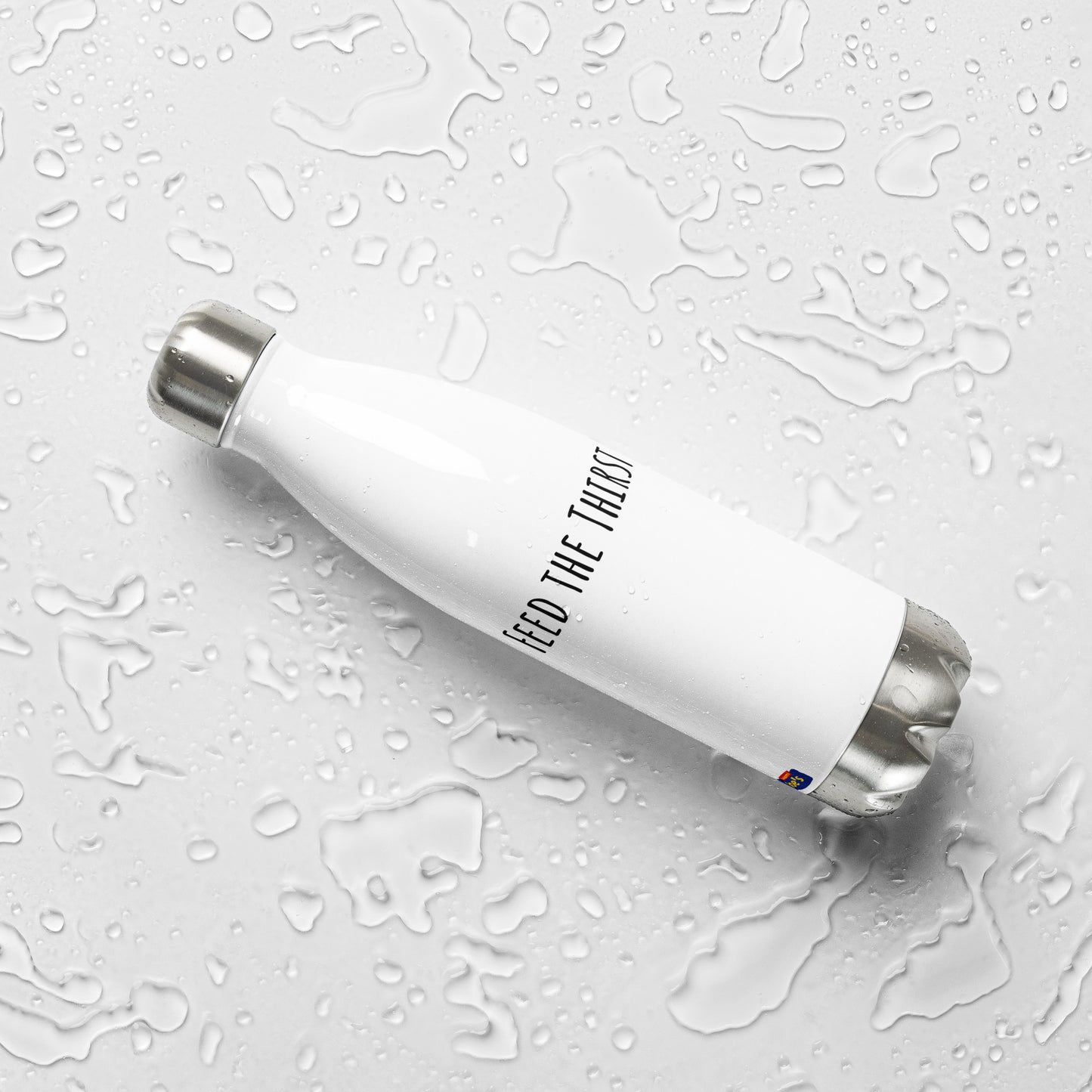 Feed The Thirst Stainless Steel Water Bottle